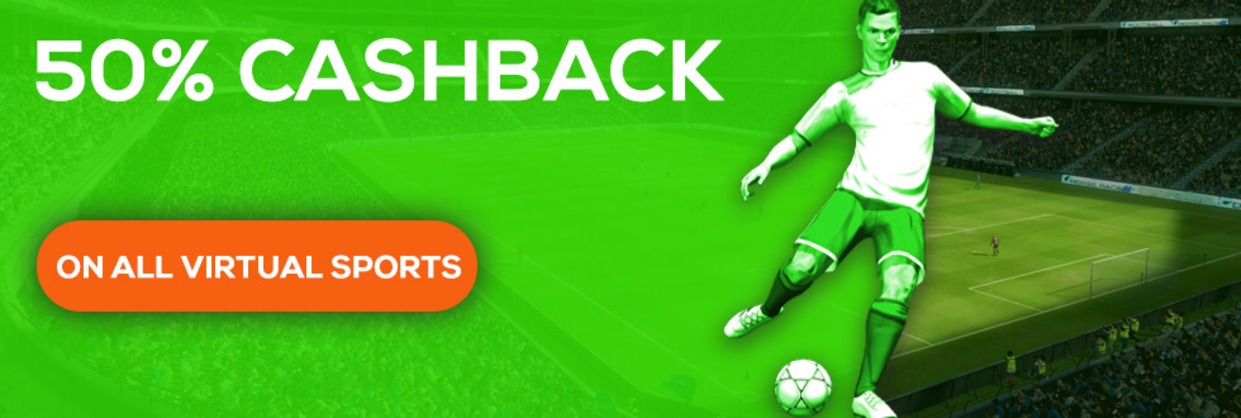 Incredible Cashback on Virtual Sports