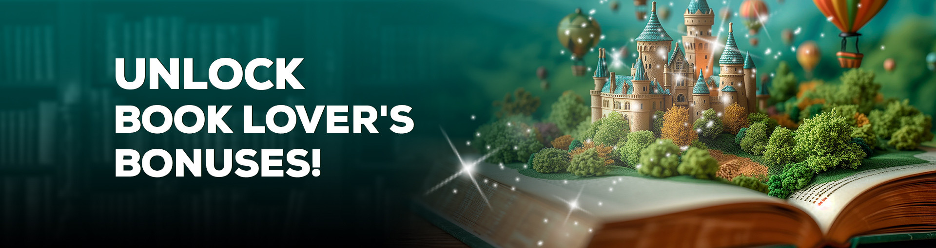 Dive into the world of stories and spins this Book Lovers Day with our special promotion!