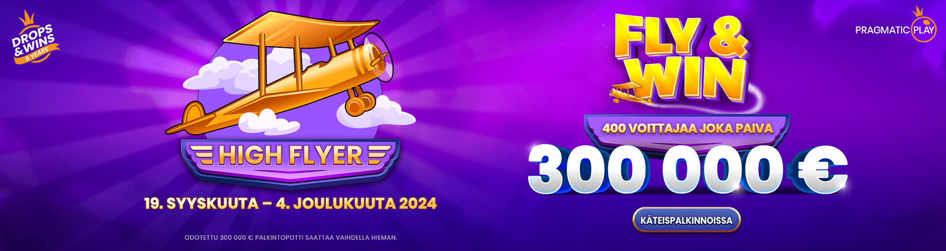 Lennä Uusiin Korkeuksiin Fly & Win -kampanjalla!