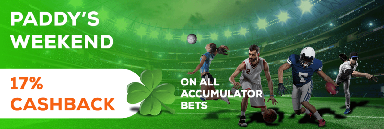 Paddy's Weekend Special - Incredible Cashback