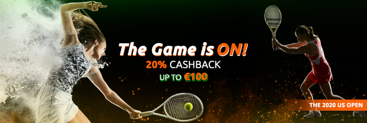 20% Cashback on Tennis!