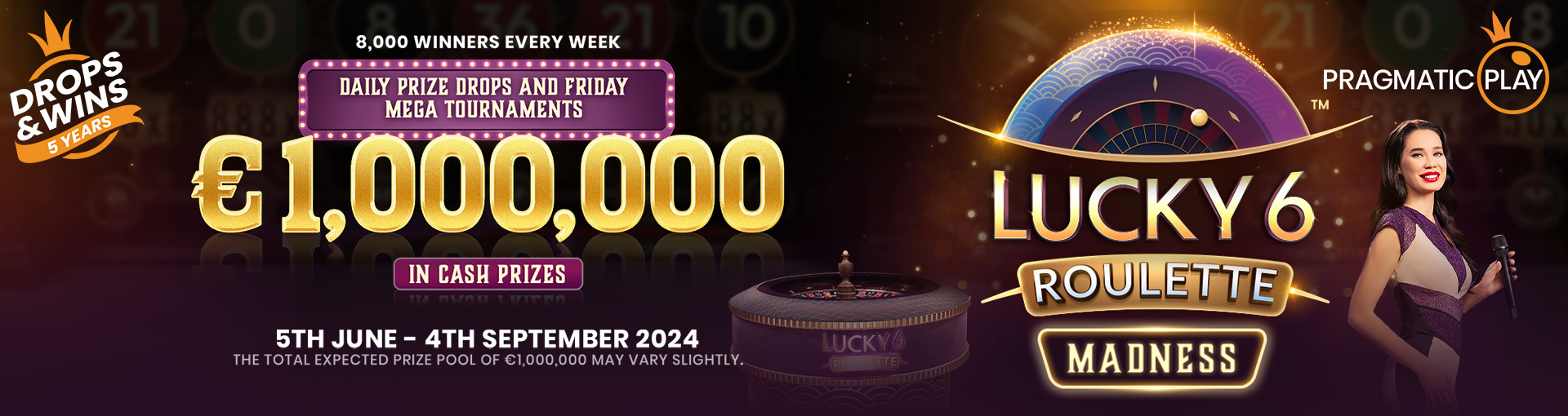 Lucky 6 Roulette Madness!