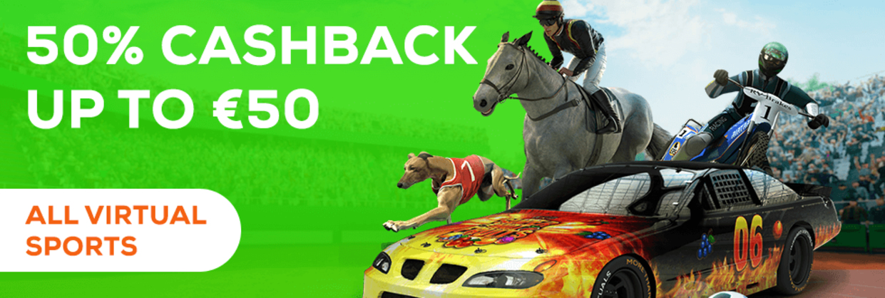 Cashback on All Virtual Sports