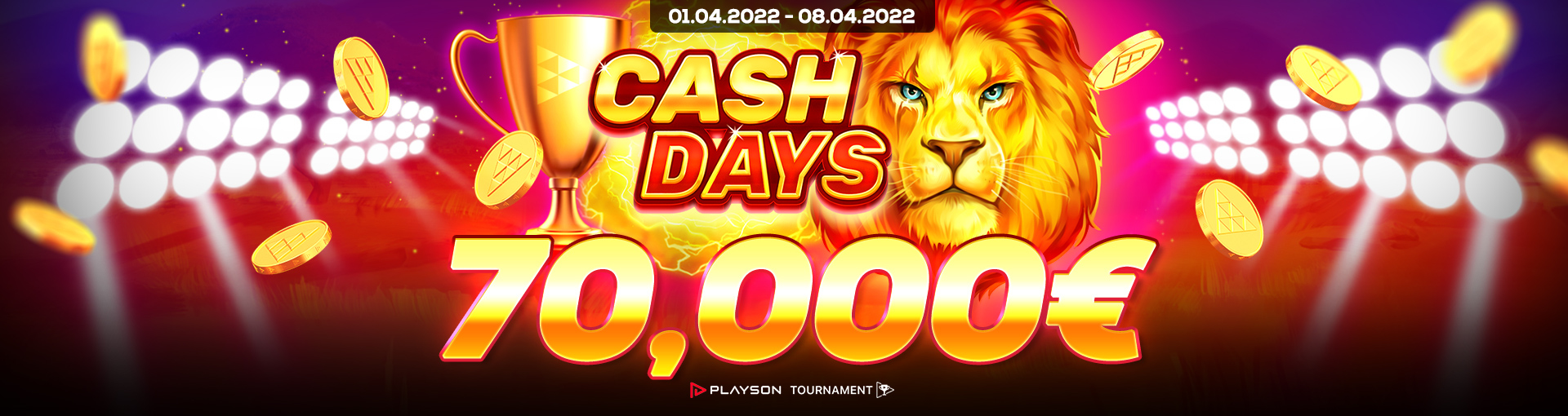 Playsonin CashDays 70 000 -turnauksessa.