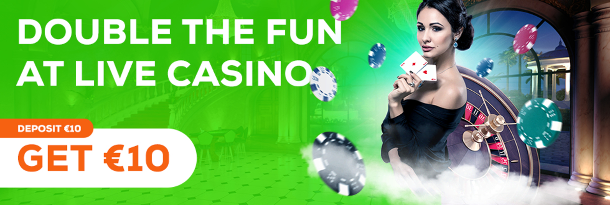 The Live Casino deposit match!